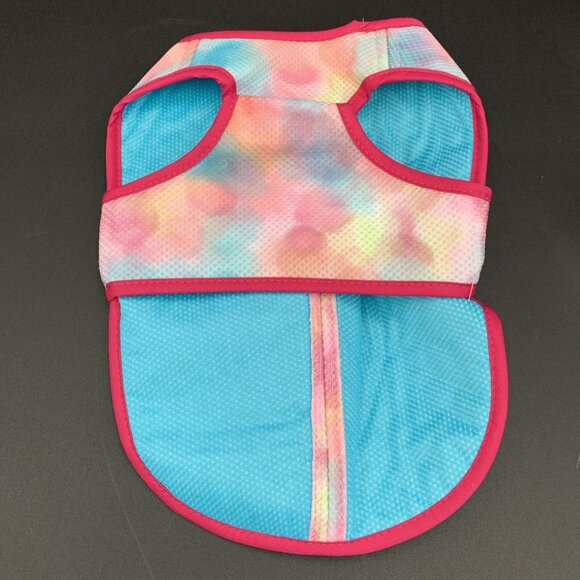 Youly Cooling Nature Lover Dog Vest Size S Watercolor Pink Tie Dye 13-15 Inch - Picture 5 of 5